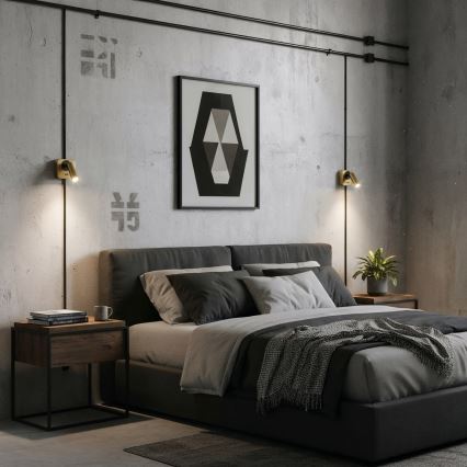 Ideal Lux - LED Стенен спот BEAN LED/3W/230V CRI 90 златист