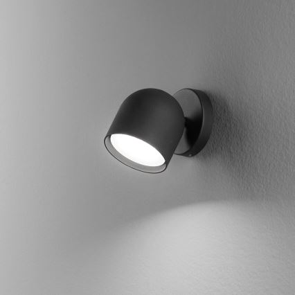 Ideal Lux - LED Стенен спот DODO 1xGX53/9W/230V черен