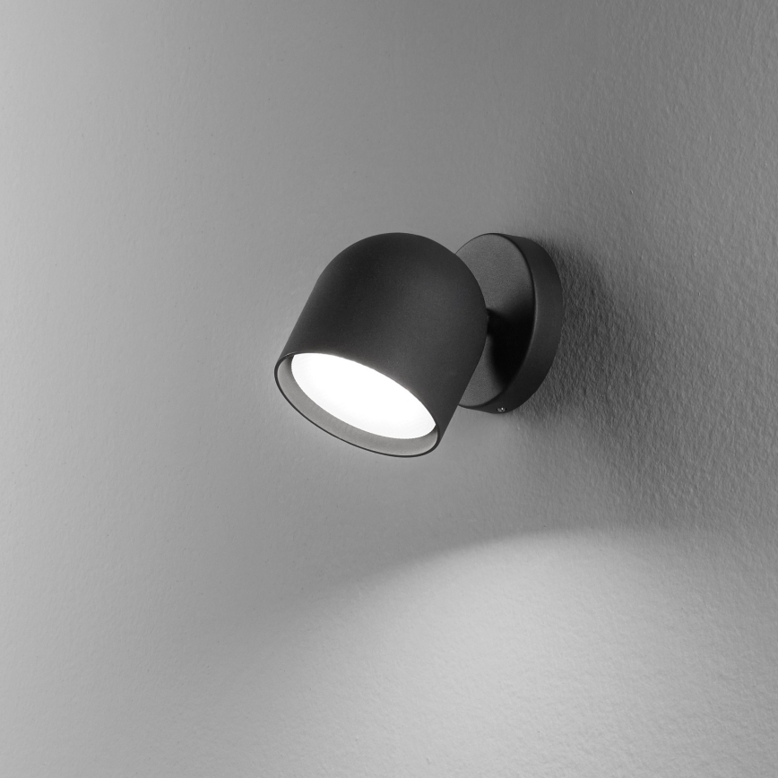 Ideal Lux - LED Стенен спот DODO 1xGX53/9W/230V черен