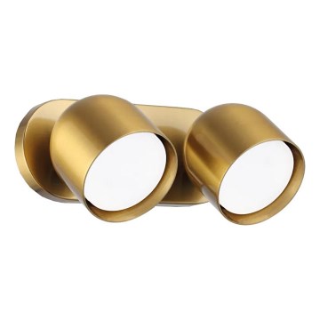 Ideal Lux - LED Стенен спот DODO 2xGX53/9W/230V месинг