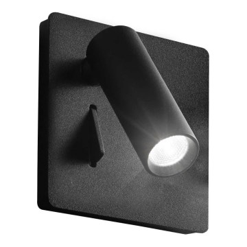 Ideal Lux - LED Стенен спот LITE LED/3W/230V CRI 90 черен