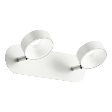 Ideal Lux - LED стенен точков аплик OBY 2xLED/6W/230V CRI 90 бял