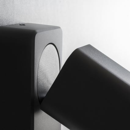 Ideal Lux - LED стенно точково осветително тяло RUDY 1xGU10/7W/230V CRI 90 черно