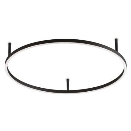 Ideal Lux - LED таванно осветително тяло ORACLE SLIM LED/37W/230V 3000K CRI 90 Ø 70 cm черно