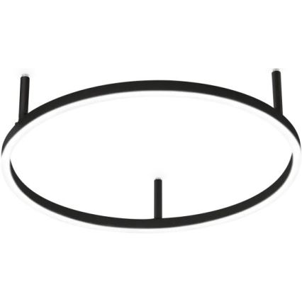 Ideal Lux - LED таванно осветително тяло ORACLE SLIM LED/29W/230V 4000K CRI 90 Ø 50 cm черно