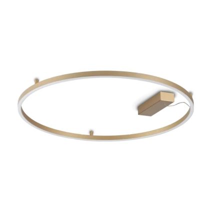 Ideal Lux - LED таванно осветително тяло ORACLE SLIM LED/37W/230V 3000K CRI 90, Ø 70 см, златно