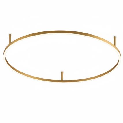 Ideal Lux - LED плафон ORACLE SLIM LED/53W/230V 4000K CRI 90, с диаметър 90 см, златист