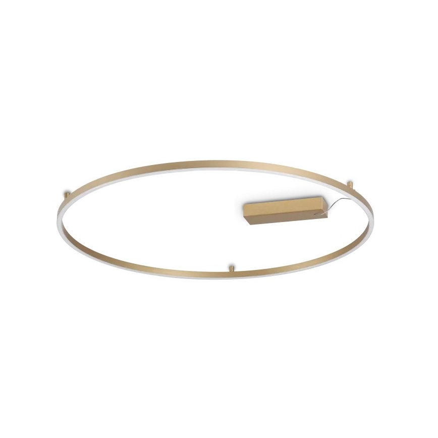 Ideal Lux - LED таванно осветително тяло ORACLE SLIM LED/53W/230V 3000K CRI 90 Ø 90 см златисто