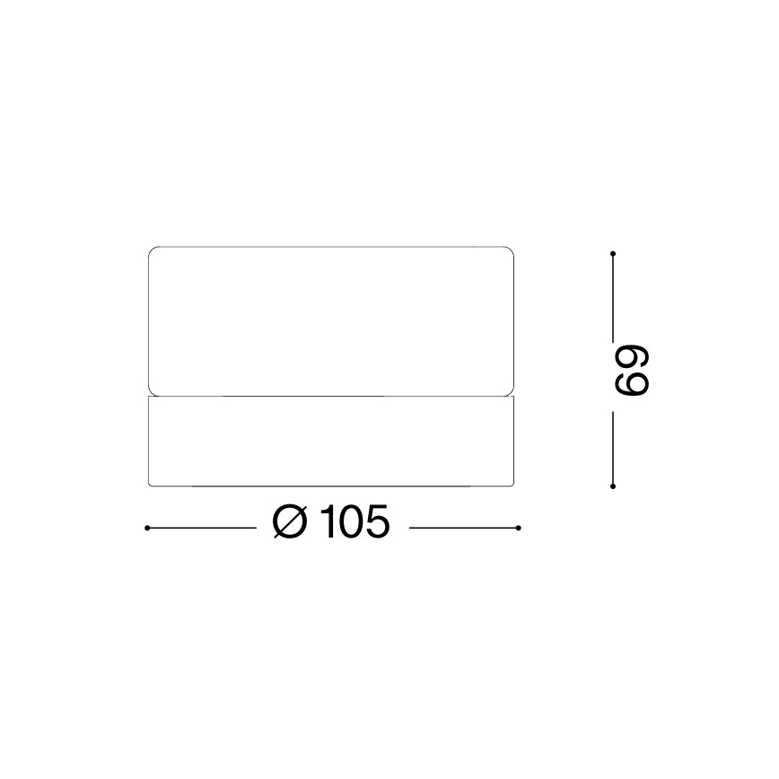 Ideal Lux - LED таванно осветително тяло за баня LOLLY 1xGX53/9W/230V Ø 10,5 см IP44 златисто/опушено бежово