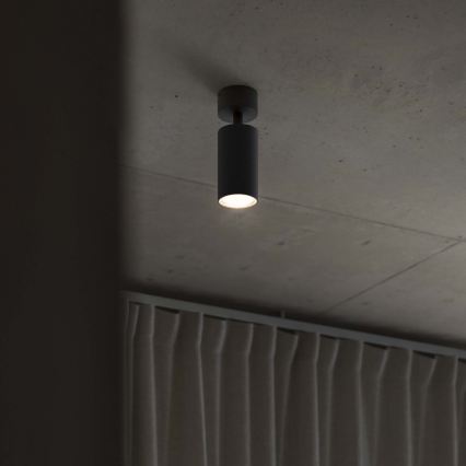 Ideal Lux - LED точково осветително тяло DYNAMITE 1xGU10/7W/230V CRI 90 черно