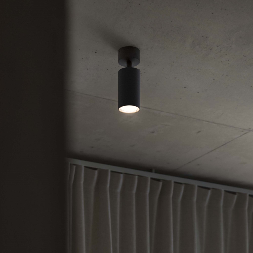 Ideal Lux - LED точково осветително тяло DYNAMITE 1xGU10/7W/230V CRI 90 черно