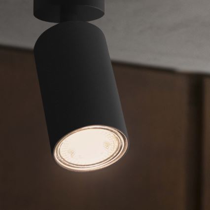 Ideal Lux - LED точково осветително тяло DYNAMITE 1xGU10/7W/230V CRI 90 черно