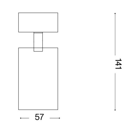 Ideal Lux - LED точково осветително тяло DYNAMITE 1xGU10/7W/230V CRI 90 месинг
