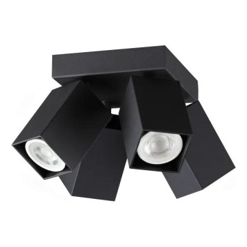 Ideal Lux - LED точково осветително тяло DYNAMITE 4xGU10/7W/230V CRI 90 черно