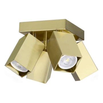 Ideal Lux - LED точково осветително тяло DYNAMITE 4xGU10/7W/230V CRI 90 месинг