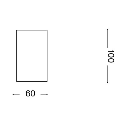 Ideal Lux - LED точково осветително тяло LOOK 1xGU10/7W/230V CRI 90 6x6 см месинг