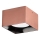 Ideal Lux - LED точково осветително тяло SPIKE 1xGX53/9W/230V 10x10 cm мед