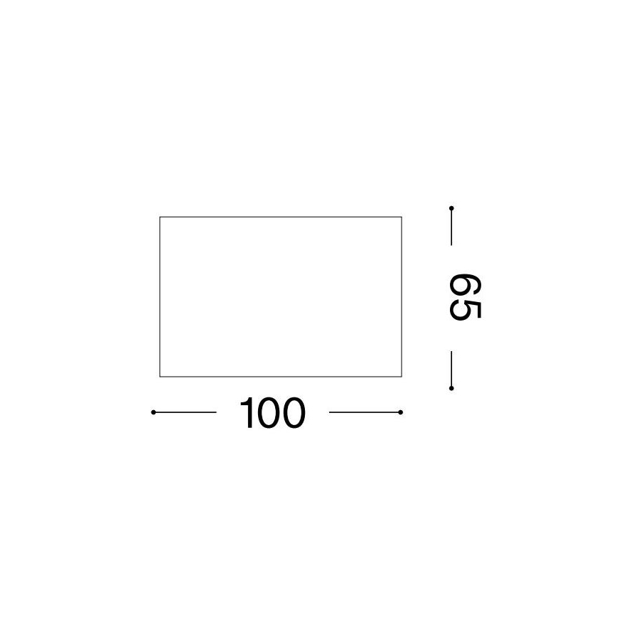 Ideal Lux - LED точково осветително тяло SPIKE 1xGX53/9W/230V 10x10 cm мед