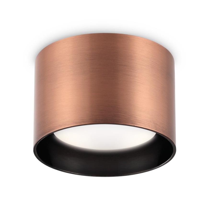 Ideal Lux - LED точково осветително тяло SPIKE 1xGX53/9W/230V Ø 10 см медно