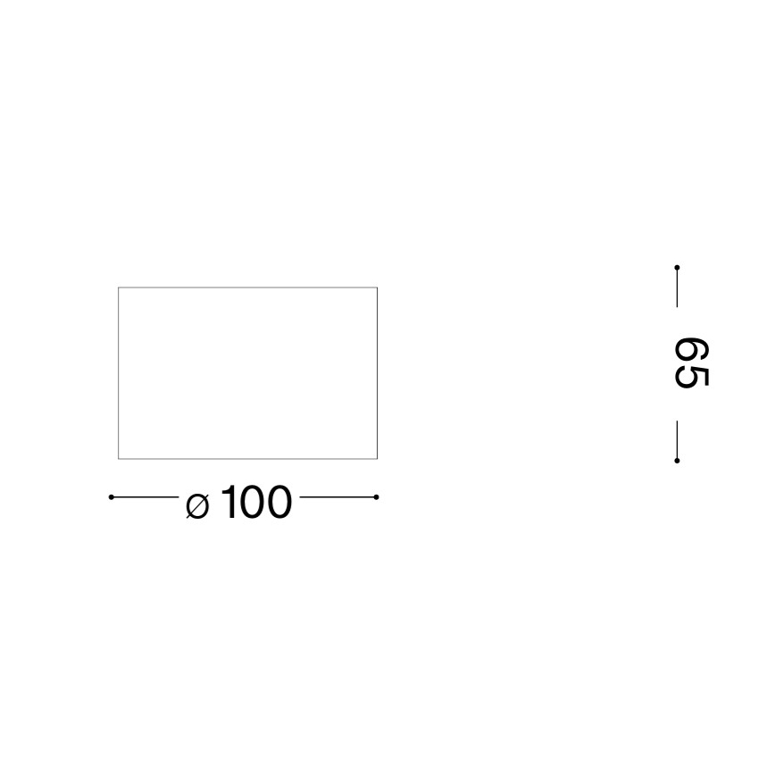 Ideal Lux - LED точково осветително тяло SPIKE 1xGX53/9W/230V Ø 10 см медно