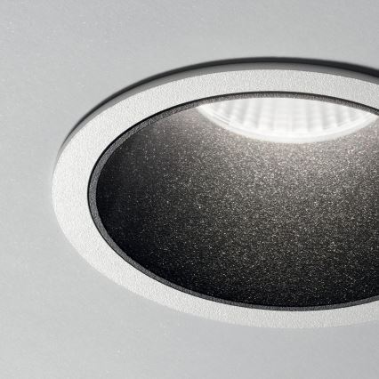 Ideal Lux - Вградено LED осветително тяло GAME TRIM LED/11W/230V 3000K CRI 90 с диаметър 8,5 см IP40 черно/бяло