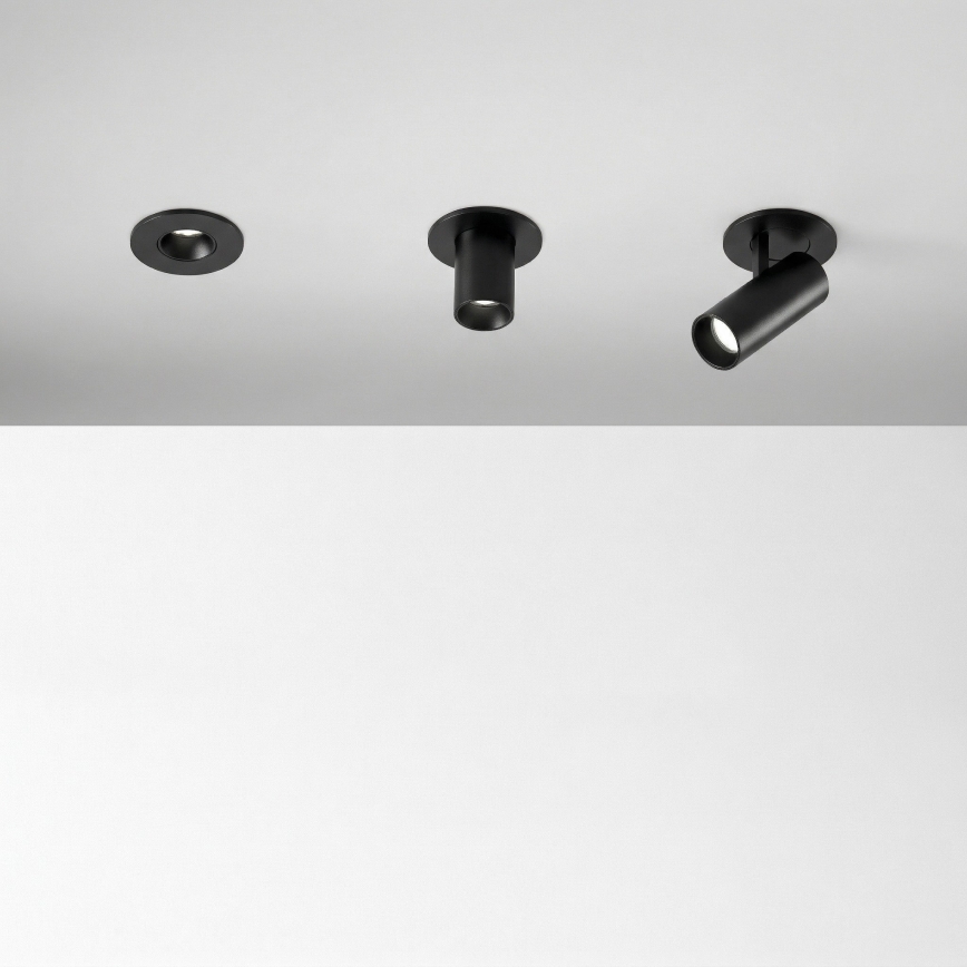 Ideal Lux - LED Вградено точково осветително тяло NOVA LED/6W/230V 3000K CRI 90 Ø 6,8 см черно