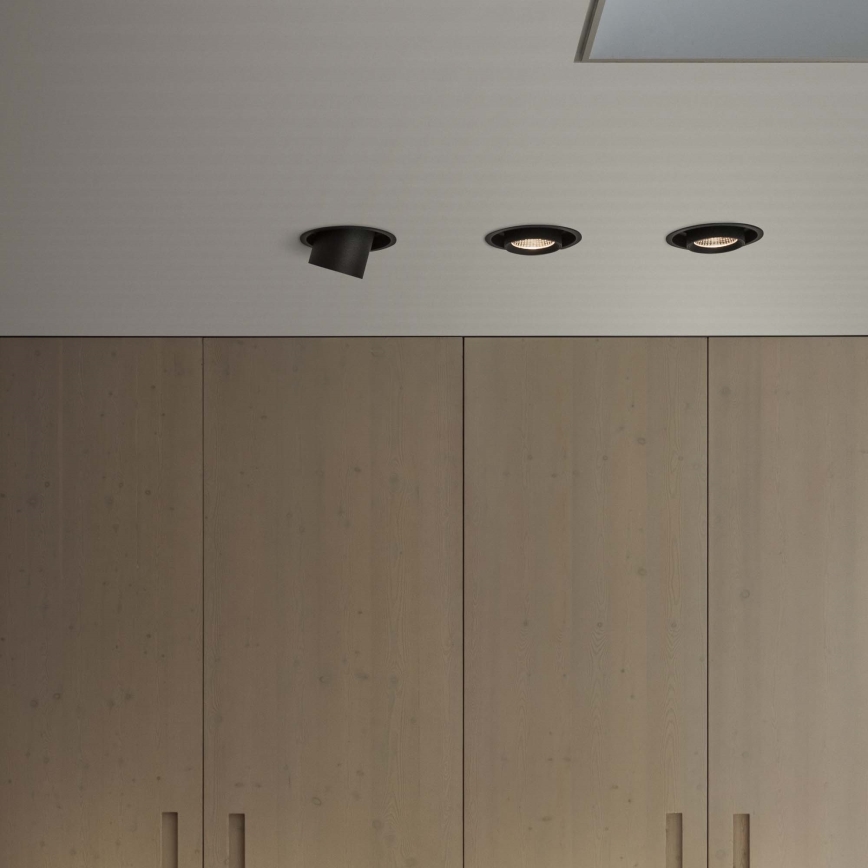 Ideal Lux - LED Вградено точково осветително тяло NOVA LED/6W/230V 3000K CRI 90 Ø 6,8 см черно