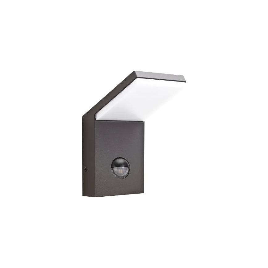 Ideal Lux - LED външно осветително тяло със сензор STYLE LED/9W/230V 4000K CRI 90 IP54 антрацит