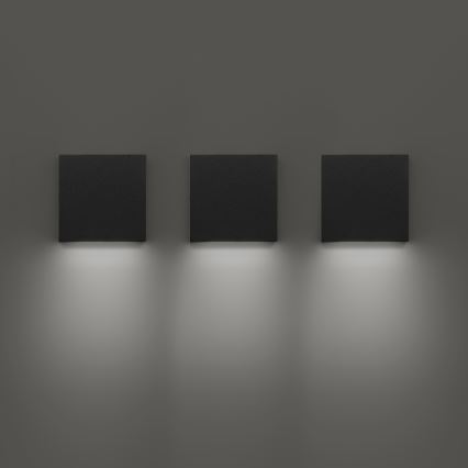 Ideal Lux - LED външен стенен аплик POST-IT LED/3W/12V CRI 90 черен