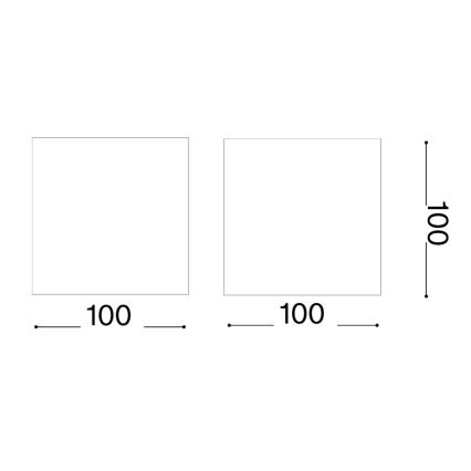 Ideal Lux - LED външен стенен осветител ATOM LED/12W/230V CRI 90 IP54 кафяв