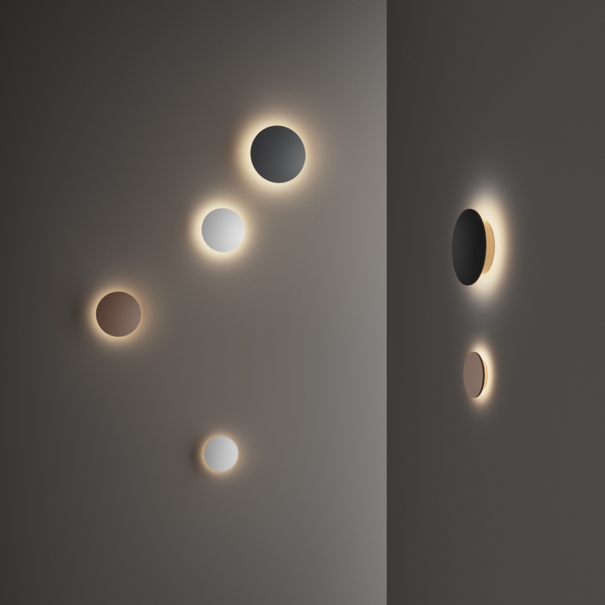 Ideal Lux - LED външно стенно осветително тяло PUNTO LED/9W/230V CRI 90 Ø 18 см IP54 бяло