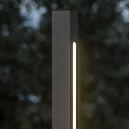 Ideal Lux - LED външна лампа JEDI LED/19W/230V 120 cm CRI 90 IP65 антрацит