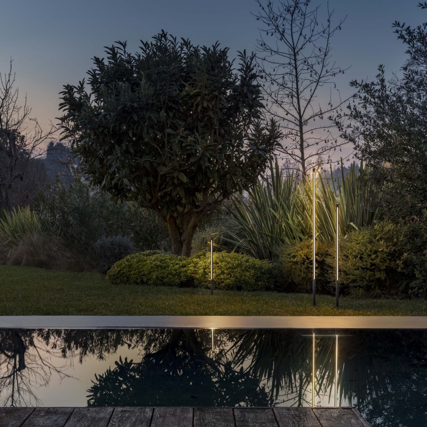 Ideal Lux - LED външна лампа JEDI LED/25W/230V 160 cm CRI 90 IP65 антрацит