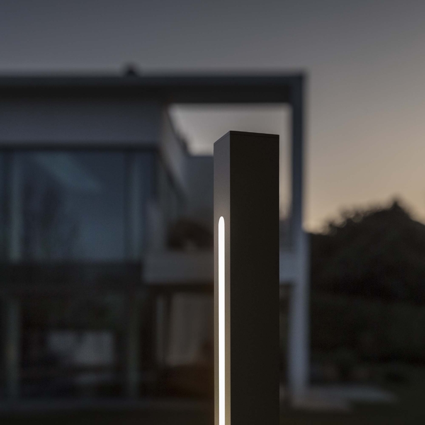 Ideal Lux - LED външна лампа JEDI LED/25W/230V 160 cm CRI 90 IP65 антрацит