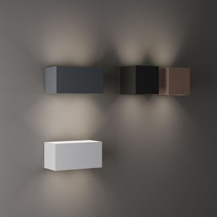 Ideal Lux - LED външно стенно осветително тяло ATOM LED/25W/230V CRI 90 IP54 кафяво