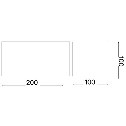 Ideal Lux - LED външно стенно осветително тяло ATOM LED/25W/230V CRI 90 IP54 кафяво