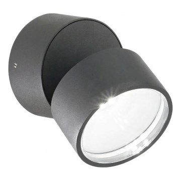 Ideal Lux - LED външно стенно осветително тяло OMEGA LED/7W/230V CRI 90 IP54 антрацит