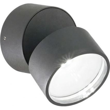 Ideal Lux - LED външно стенно осветително тяло OMEGA LED/7W/230V CRI 90 IP54 антрацит