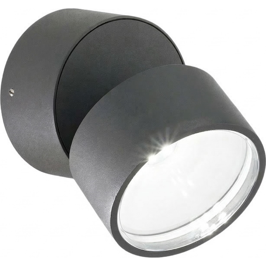 Ideal Lux - LED външно стенно осветително тяло OMEGA LED/7W/230V CRI 90 IP54 антрацит