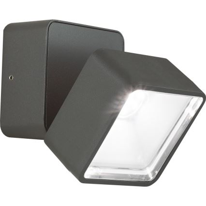 Ideal Lux - LED външно стенно осветително тяло OMEGA LED/7W/230V CRI 90 IP54 антрацит