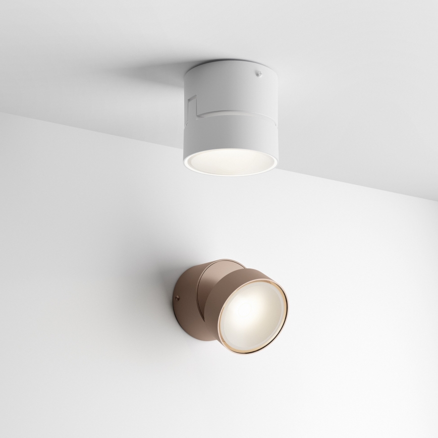Ideal Lux - LED външно стенно осветително тяло OMEGA LED/7W/230V CRI 90 IP54 кафяво