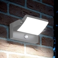 Ideal Lux - LED външно стенно осветително тяло с сензор SWIPE LED/21W/230V CRI 90 IP54 бяло