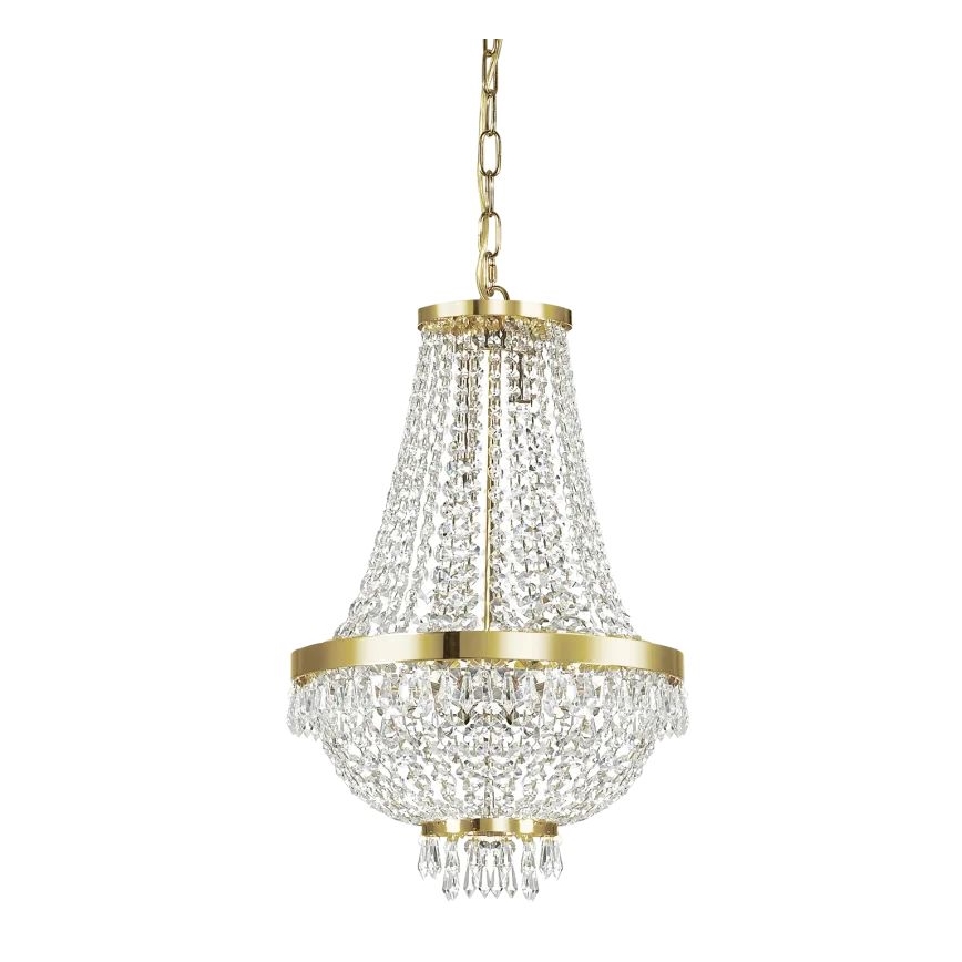 Ideal Lux - LED Кристален пендел CAESAR 6xG9/3W/230V Ø 38 см златист