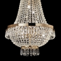 Ideal Lux - LED Кристален пендел CAESAR 9xG9/3W/230V Ø 45 см златист
