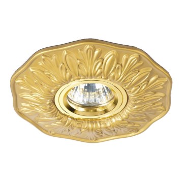 Ideal Lux - Луничка за вграждане 1xGU10/50W/230V златиста