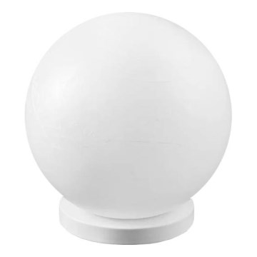 Ideal Lux - Настолна лампа CARTA 1xE27/25W/230V Ø 30 см бял