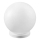 Ideal Lux - Настолна лампа CARTA 1xE27/25W/230V Ø 30 см бял