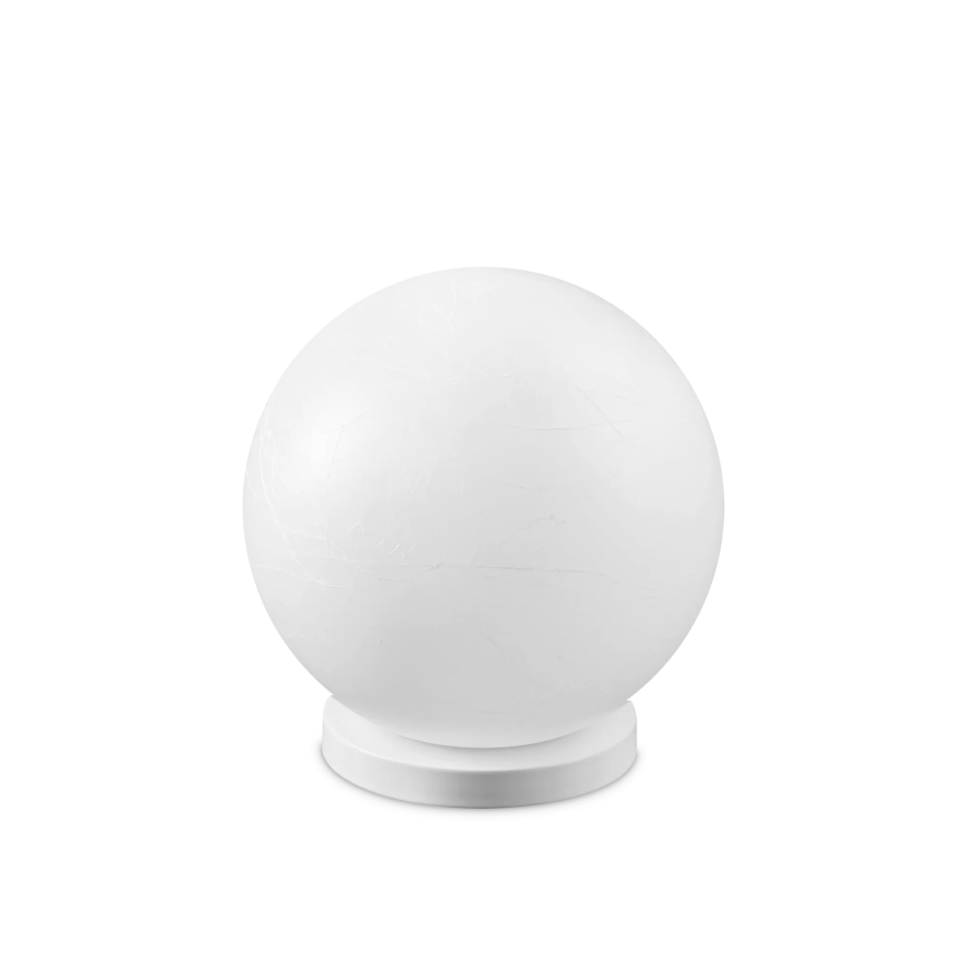 Ideal Lux - Настолна лампа CARTA 1xE27/25W/230V Ø 40 см бял