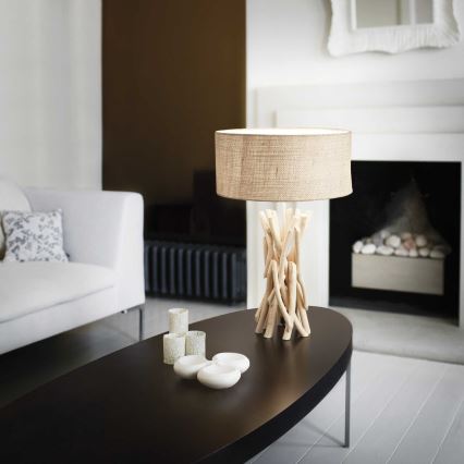 Ideal Lux - Настолна лампа DRIFTWOOD 1xE27/60W/230V гуава