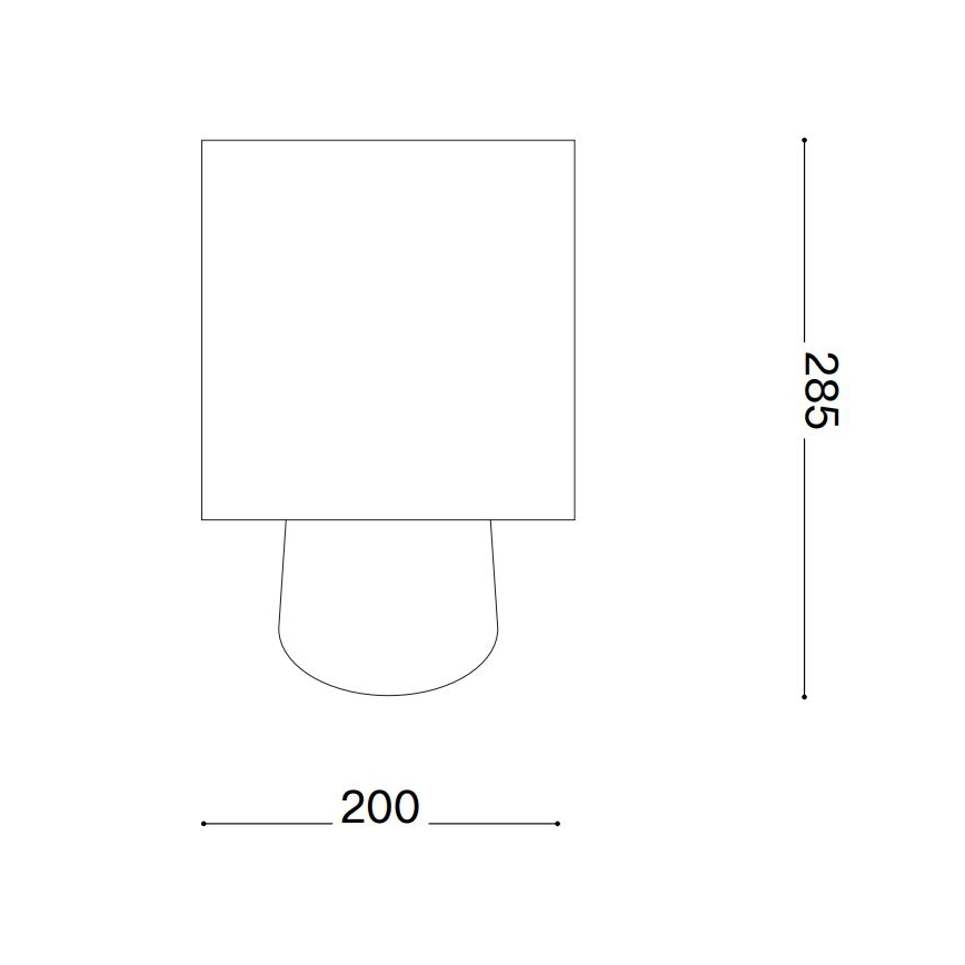 Ideal Lux - Настолна лампа KALI 1xE14/40W/230V керамика/кремав/бежов